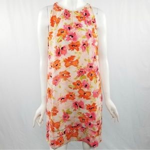 LOFT floral shift dress
